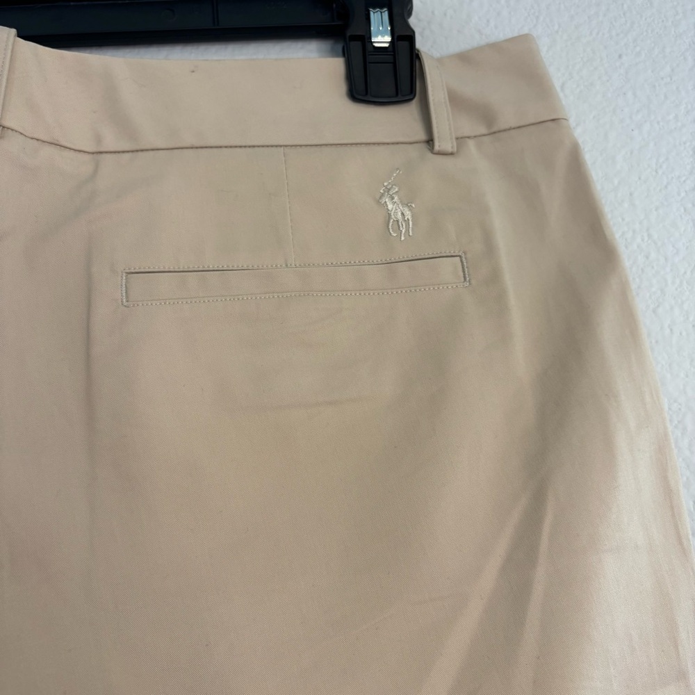Ralph Lauren Women’s Chino Bermuda Shorts Khaki Tan Size 12 - Picture 5 of 9